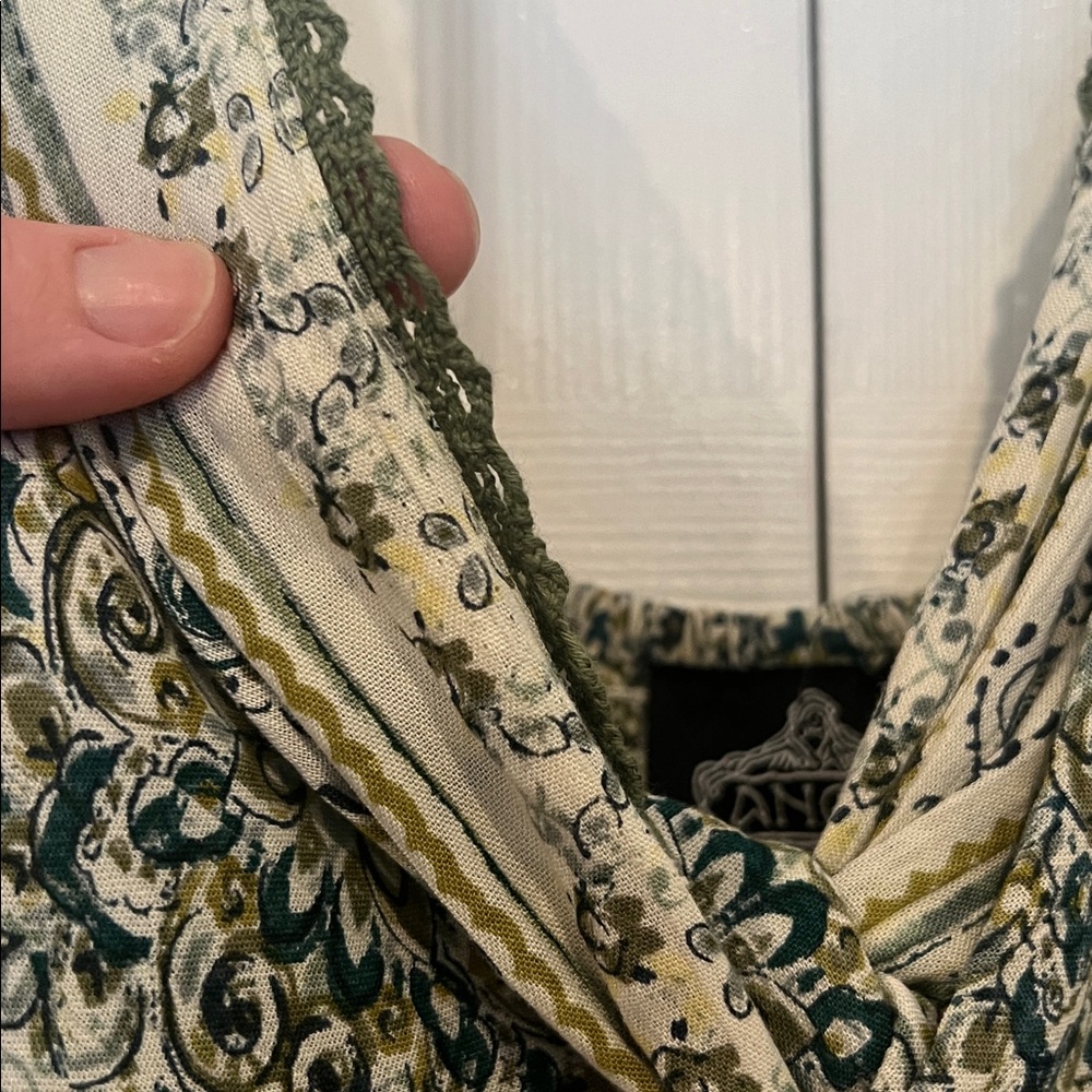 Angie Maxi Dress knotted cut out damask - Picture 6 of 16